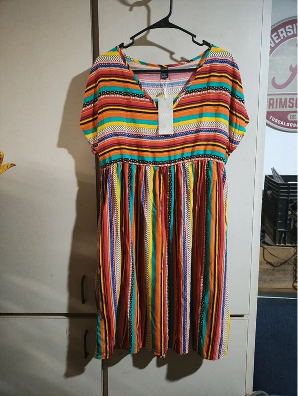 Size large Emery Rose striped dress